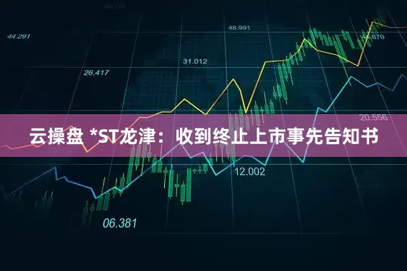 云操盘 *ST龙津：收到终止上市事先告知书